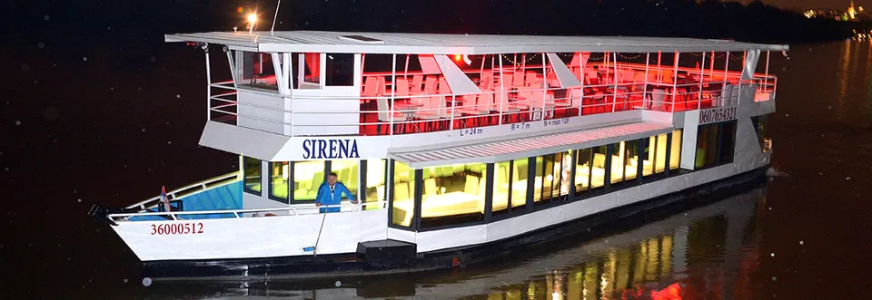 Brod i Splav Sirena — sala za proslave, Zemun