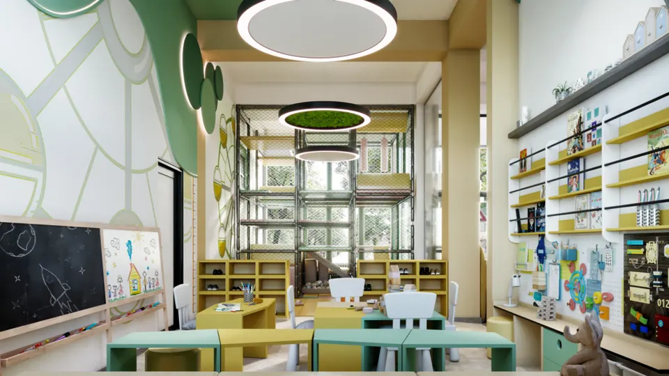 Tibidabo dečija igraonica — sala za proslave, Novi Beograd